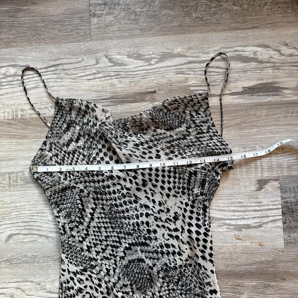 ZARA ZARA LONG ANIMAL PRINT MAXI DRESS - SIZE XS - BRAND NEW WITH TAG - Picture 2 of 8